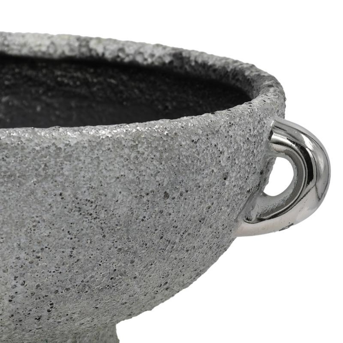 ΚΕΡΑΜΙΚΗ ΚΟΥΠ Fylliana FL135001 ΑΣΗΜΙ-ΓΚΡΙ 20x9εκ