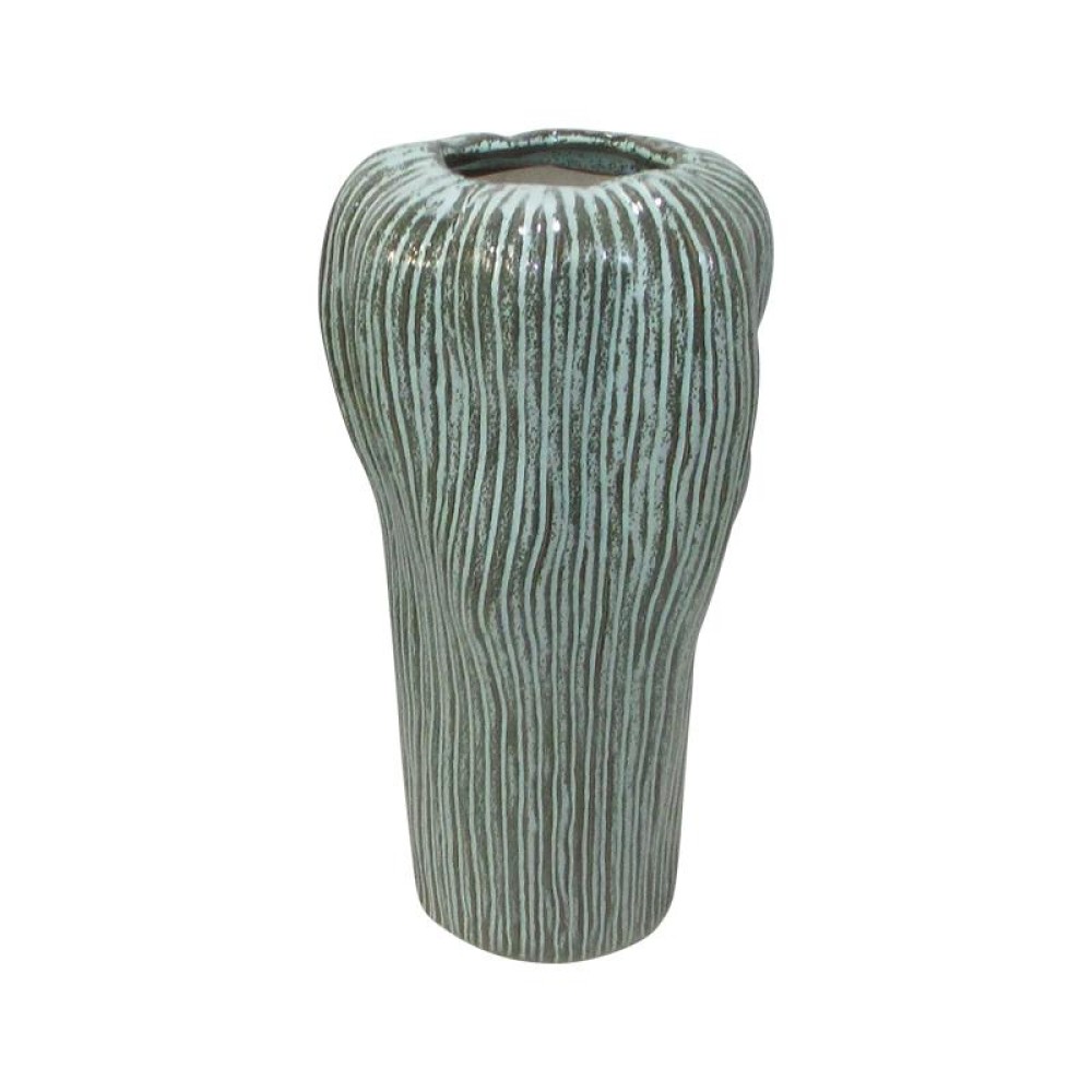 ΚΕΡΑΜΙΚΟ ΒΑΖΟ Fylliana 606728 ΣΙΕΛ ΧΡΩΜΑ 17,3x17x32,2εκ sls