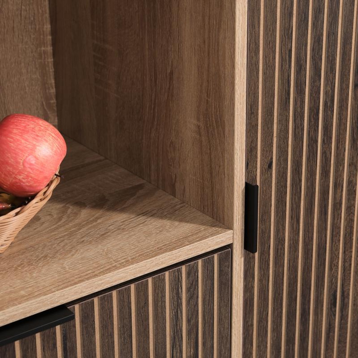 ΚΟΜΟΤΑ Fylliana Rythmos SONOMA-WALLNUT ΧΡΩΜΑ 90x40x80εκ