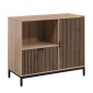 ΚΟΜΟΤΑ Fylliana Rythmos SONOMA-WALLNUT ΧΡΩΜΑ 90x40x80εκ