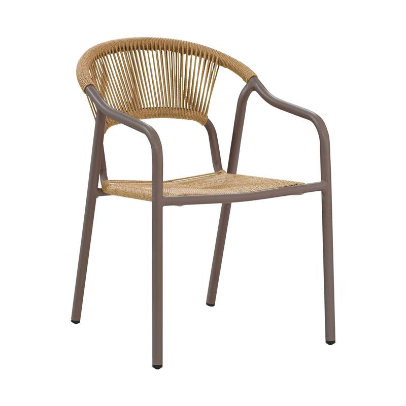 ΚΑΡΕΚΛΑ ΚΗΠΟΥ Fylliana "Solace" ΚΑΦΕ-ΦΥΣΙΚΟ ΧΡΩΜΑ 56x65x82εκ