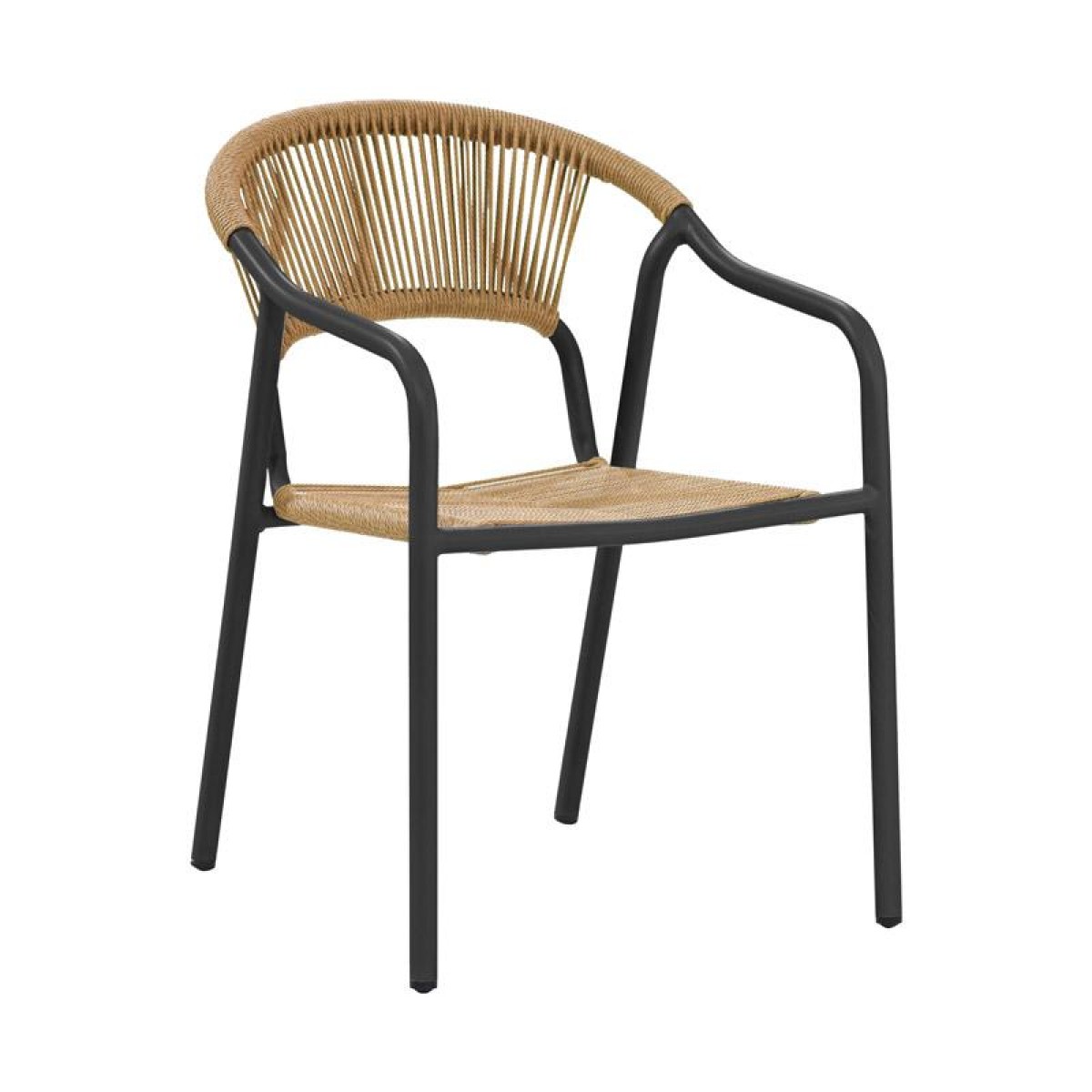 ΚΑΡΕΚΛΑ ΚΗΠΟΥ Fylliana "Solace" ΓΚΡΙ-ΦΥΣΙΚΟ ΧΡΩΜΑ 56x65x82εκ