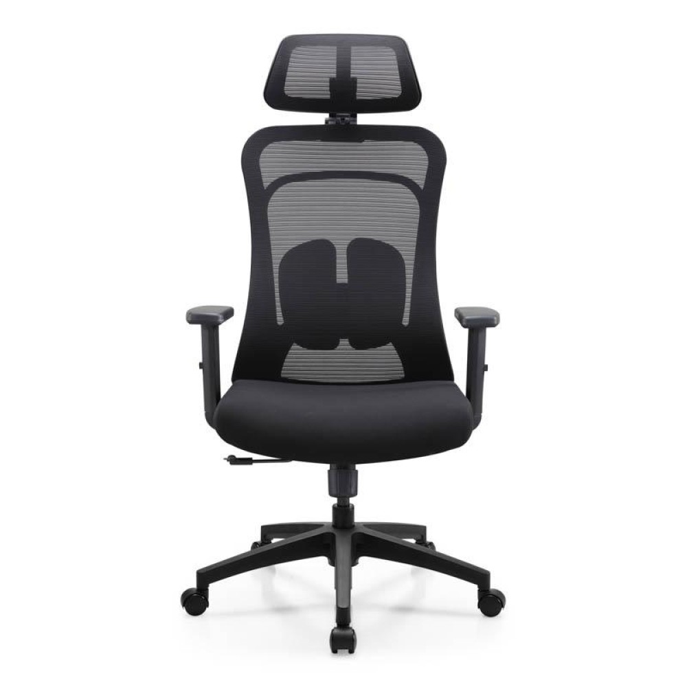 ΚΑΡΕΚΛΑ ΓΡΑΦΕΙΟΥ Fylliana FL408 ΜΑΥΡΟ ΥΦΑΣΜΑ ΜΑΥΡΟ ΣΚΕΛΕΤΟ 64x64x120-130εκ