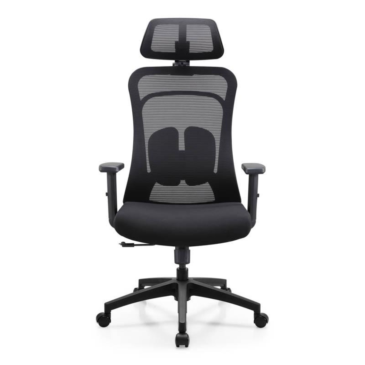 ΚΑΡΕΚΛΑ ΓΡΑΦΕΙΟΥ Fylliana FL408 ΜΑΥΡΟ ΥΦΑΣΜΑ ΜΑΥΡΟ ΣΚΕΛΕΤΟ 64x64x120-130εκ