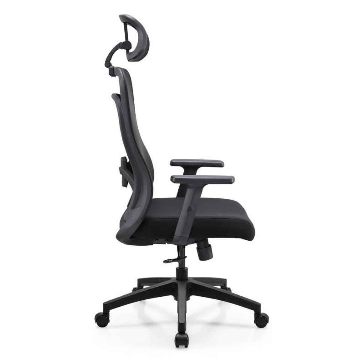 ΚΑΡΕΚΛΑ ΓΡΑΦΕΙΟΥ Fylliana FL408 ΜΑΥΡΟ ΥΦΑΣΜΑ ΜΑΥΡΟ ΣΚΕΛΕΤΟ 64x64x120-130εκ