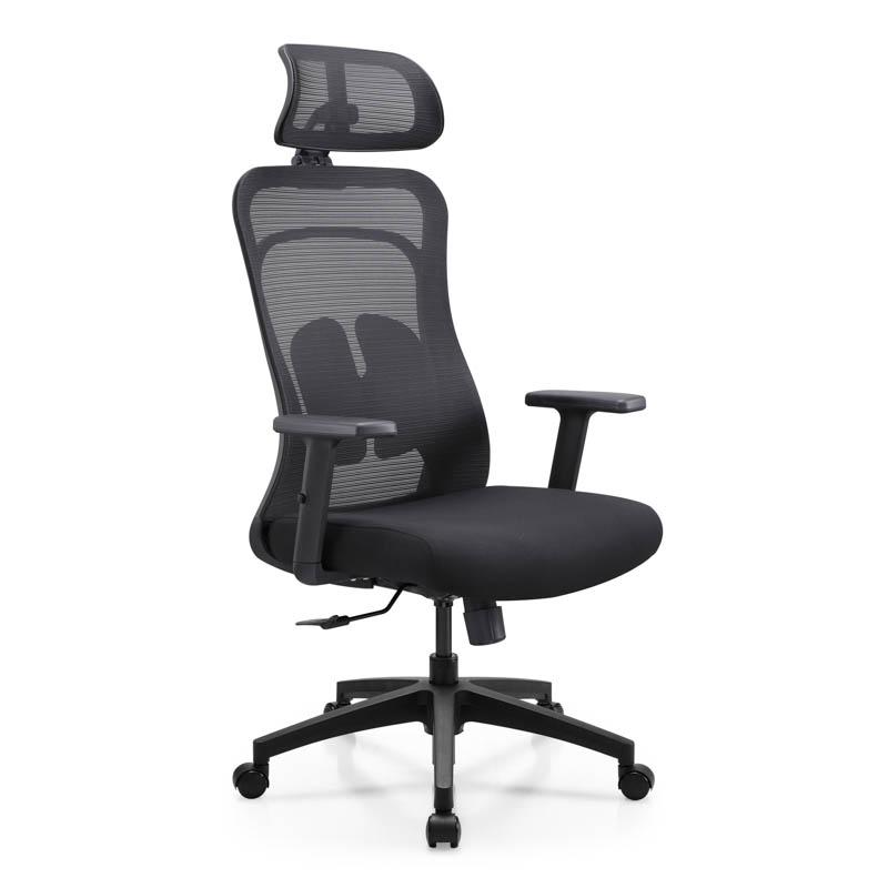 ΚΑΡΕΚΛΑ ΓΡΑΦΕΙΟΥ Fylliana FL408 ΜΑΥΡΟ ΥΦΑΣΜΑ ΜΑΥΡΟ ΣΚΕΛΕΤΟ 64x64x120-130εκ