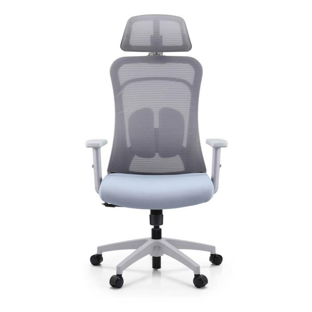 ΚΑΡΕΚΛΑ ΓΡΑΦΕΙΟΥ Fylliana FL408 ΓΚΡΙ ΥΦΑΣΜΑ ΓΚΡΙ ΣΚΕΛΕΤΟ 64x64x120-130εκ