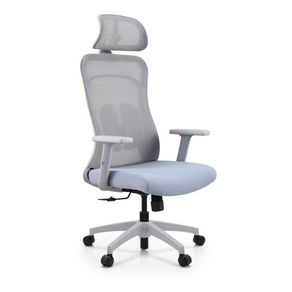 ΚΑΡΕΚΛΑ ΓΡΑΦΕΙΟΥ Fylliana FL408 ΓΚΡΙ ΥΦΑΣΜΑ ΓΚΡΙ ΣΚΕΛΕΤΟ 64x64x120-130εκ