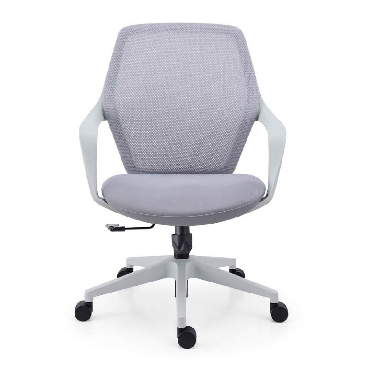 ΚΑΡΕΚΛΑ ΓΡΑΦΕΙΟΥ Fylliana FL921 ΓΚΡΙ ΥΦΑΣΜΑ ΓΚΡΙ ΣΚΕΛΕΤΟ 63x57x92-102εκ