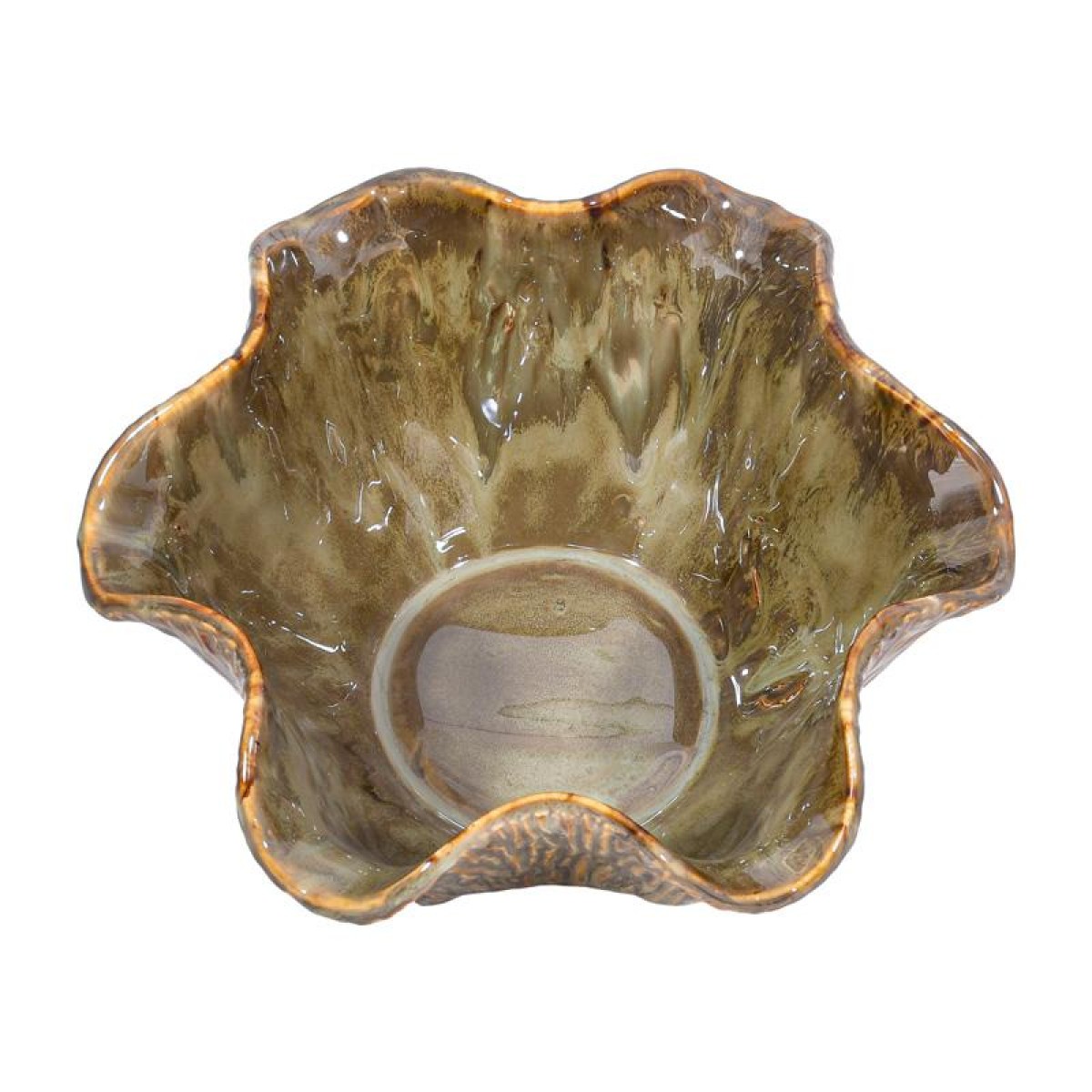 ΚΕΡΑΜΙΚΗ ΚΟΥΠ Fylliana FL30009 ΜΠΕΖ-ΓΚΡΙ-ΧΡΥΣΟ ΧΡΩΜΑ 20x10εκ