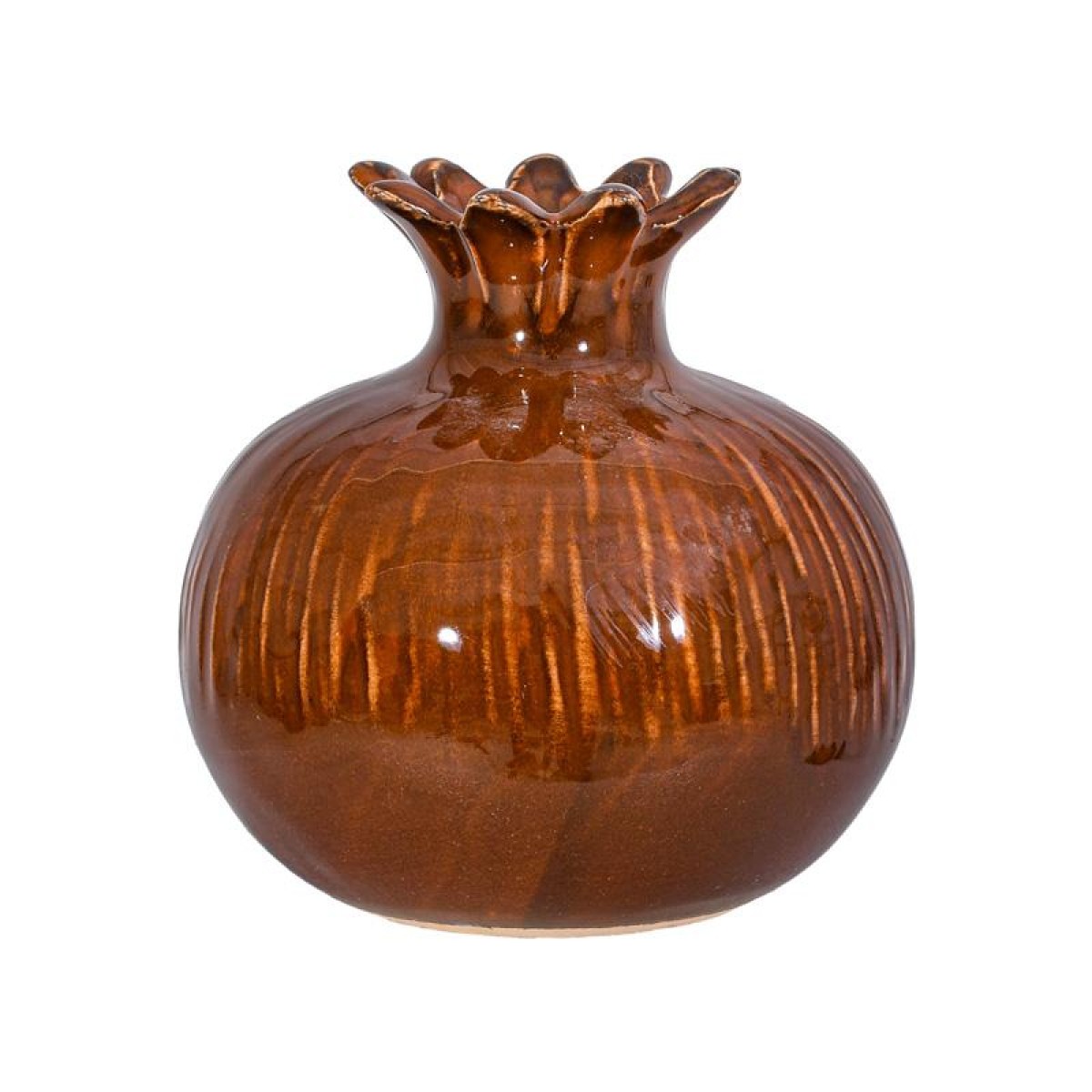 ΚΕΡΑΜΙΚΗ ΔΙΑΚΟΣΜΗΤΙΚΟ ΡΟΔΙ Fylliana FL7395 ΚΑΦΕ ΧΡΩΜΑ 9x9εκ