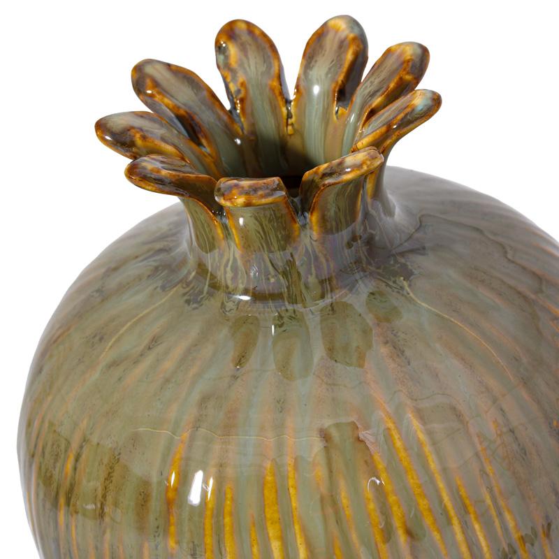 ΚΕΡΑΜΙΚΗ ΔΙΑΚΟΣΜΗΤΙΚΟ ΡΟΔΙ Fylliana FL7396 ΜΠΕΖ-ΓΚΡΙ-ΧΡΥΣΟ ΧΡΩΜΑ 13x13εκ