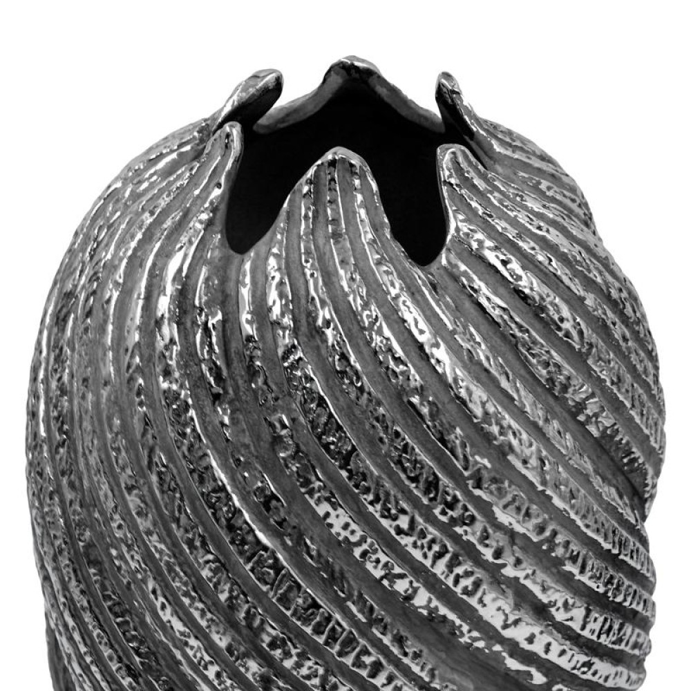 ΚΕΡΑΜΙΚΟ ΒΑΖΟ Fylliana FL3229 ΓΚΡΙ-ΑΣΗΜΙ ΧΡΩΜΑ 21x35εκ