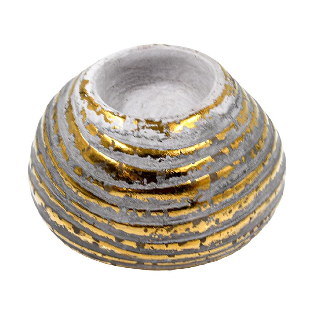 ΚΕΡΑΜΙΚΟ ΡΕΣΩ Fylliana FL10326 ΓΚΡΙ-ΧΡΥΣΟ ΧΡΩΜΑ 12x8εκ