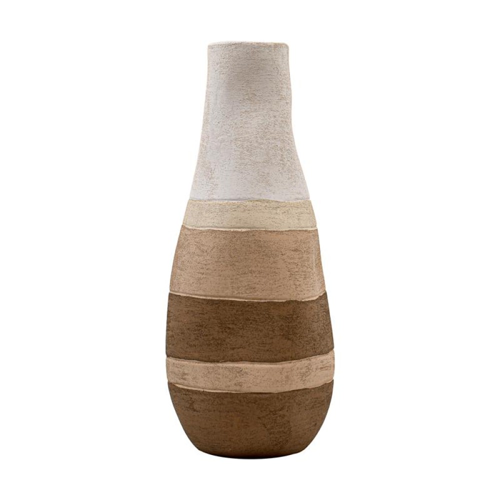 ΚΕΡΑΜΙΚΟ ΒΑΖΟ Fylliana FL20094 ΑΝΟΙΧΤΟ ΚΑΦΕ ΧΡΩΜΑ 28x48εκ