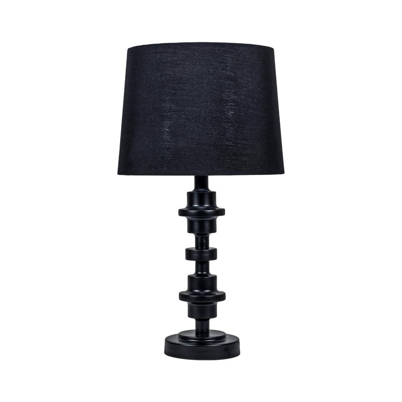 ΕΠΙΤΡΑΠΕΖΙΑ ΛΑΜΠΑ Fylliana FL25041 ΜΕΤΑΛΛΟ ΜΑΥΡΟ ΧΡΩΜΑ Ε27 31x57εκ