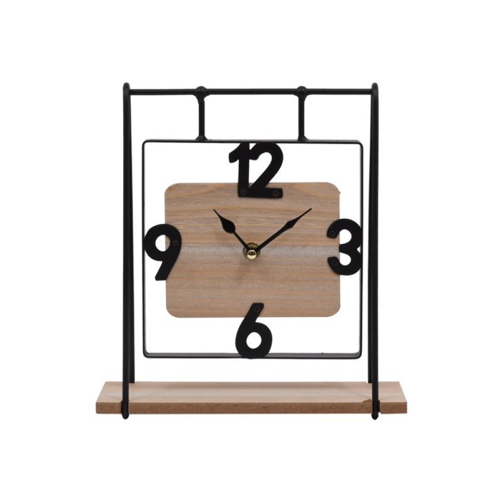 ΕΠΙΤΡΑΠΕΖΙΟ ΡΟΛΟΙ Fylliana "Swing" NATURE ΞΥΛΟ-ΜΕΤΑΛΛΟ 23.5x8x25.5εκ sls