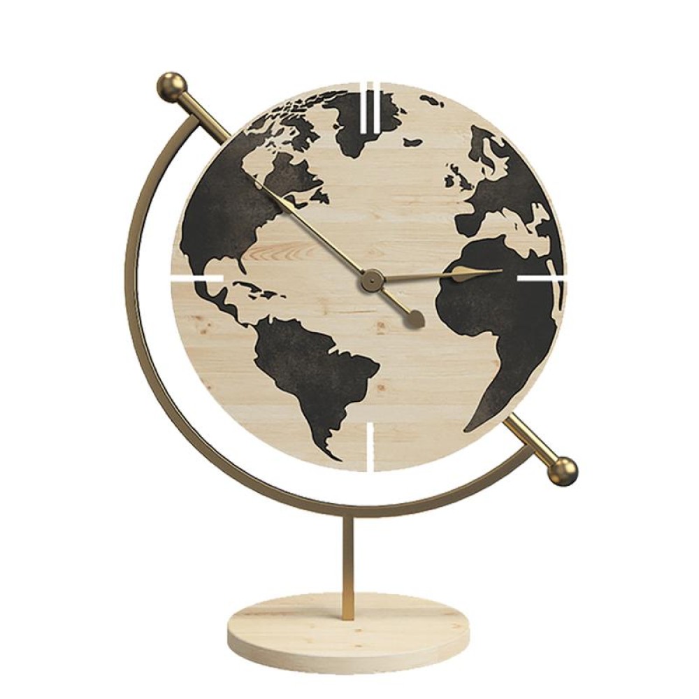 ΕΠΙΤΡΑΠΕΖΙΟ ΡΟΛΟΙ Fylliana "Globe" NATURE ΞΥΛΟ-ΜΕΤΑΛΛΟ 22.5x12x30.5εκ sls