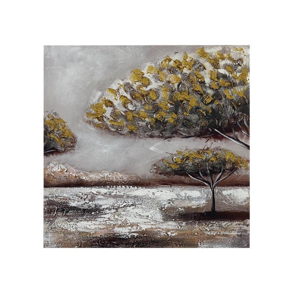 ΠΙΝΑΚΑΣ Fylliana TREE 3210 ΣΕ ΚΑΜΒΑ ΜΕ ΞΥΛΙΝΟ ΠΛΑΙΣΙΟ 60*2.3*60