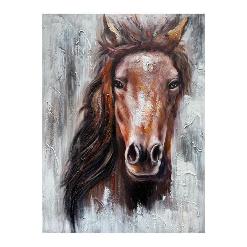 ΠΙΝΑΚΑΣ Fylliana "Horse 574" ΣΕ ΚΑΜΒΑ ΜΕ ΞΥΛΙΝΟ ΠΛΑΙΣΙΟ 80*2.3*60 sls