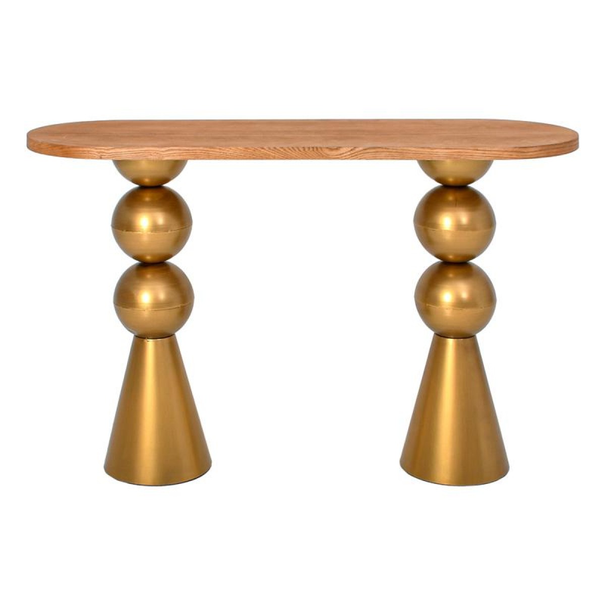 ΚΟΝΣΟΛΑ Fylliana FL620486 ΦΥΣΙΚΟ-ΧΡΥΣΟ ΧΡΩΜΑ 120x40x77εκ