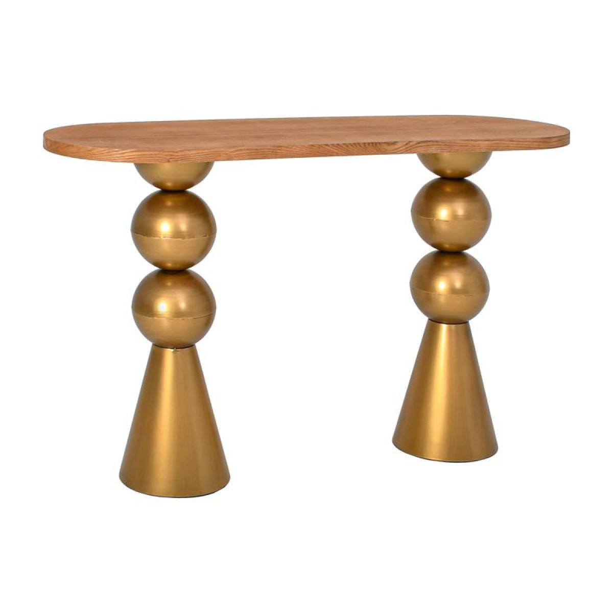 ΚΟΝΣΟΛΑ Fylliana FL620486 ΦΥΣΙΚΟ-ΧΡΥΣΟ ΧΡΩΜΑ 120x40x77εκ