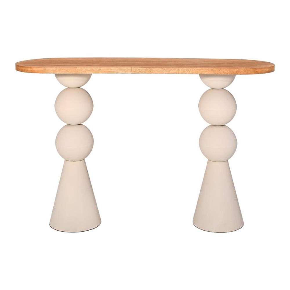 ΚΟΝΣΟΛΑ Fylliana FL620486 ΦΥΣΙΚΟ-ΚΡΕΜ ΧΡΩΜΑ 120x40x77εκ