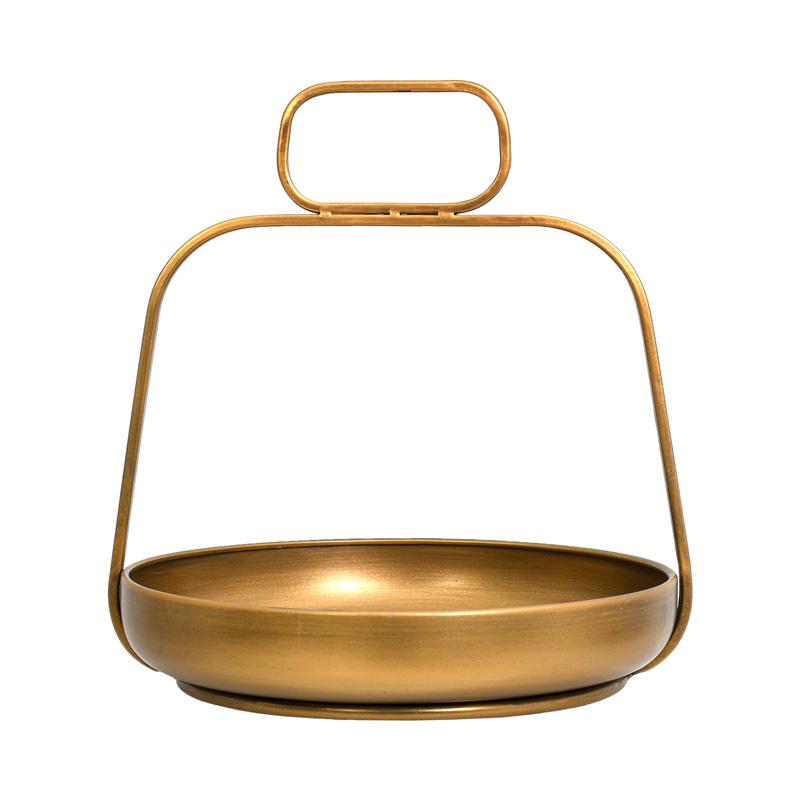 ΜΕΤΑΛΛΙΚΟΣ ΔΙΣΚΟΣ Fylliana FL620327 ΧΡΥΣΟ ΧΡΩΜΑ 26x25x27εκ