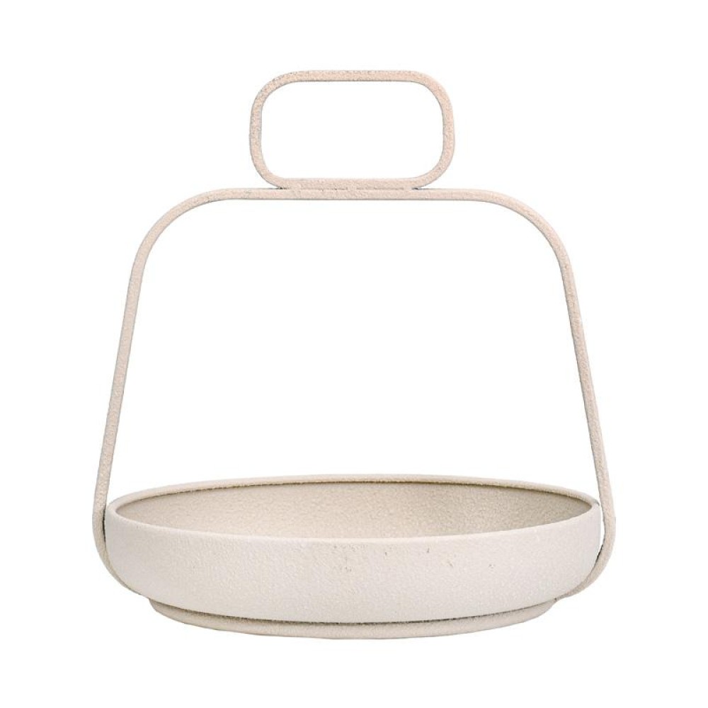 ΜΕΤΑΛΛΙΚΟΣ ΔΙΣΚΟΣ Fylliana FL620327 ΚΡΕΜ ΧΡΩΜΑ 26x25x27εκ