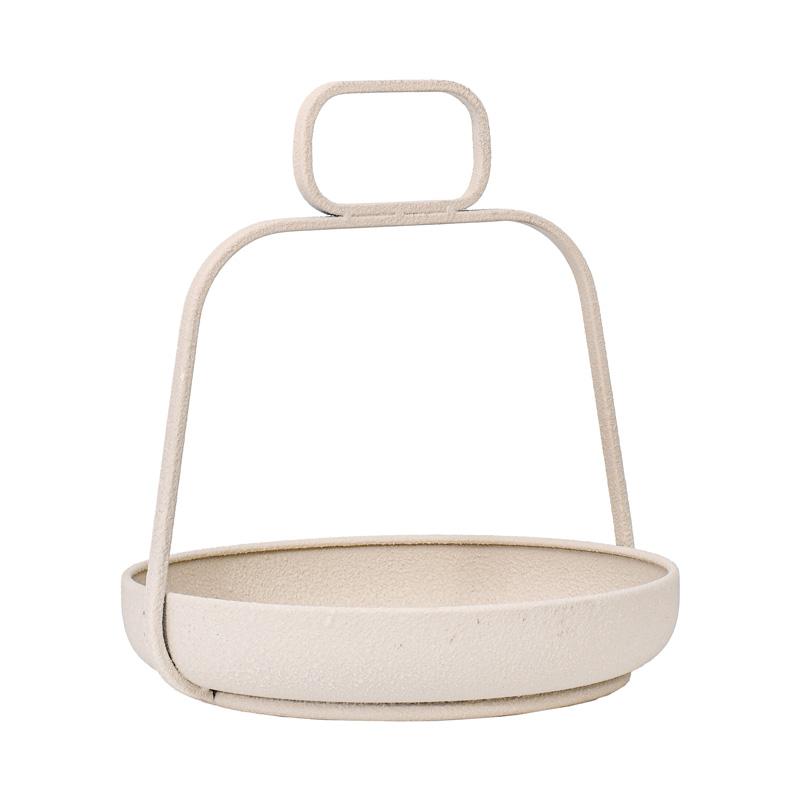 ΜΕΤΑΛΛΙΚΟΣ ΔΙΣΚΟΣ Fylliana FL620327 ΚΡΕΜ ΧΡΩΜΑ 26x25x27εκ