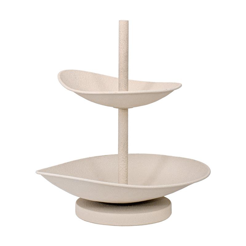 ΔΙΟΡΟΦΟΣ ΜΕΤΑΛΛΙΚΟΣ ΔΙΣΚΟΣ Fylliana FL620034 ΚΡΕΜ ΧΡΩΜΑ 32x28x33εκ