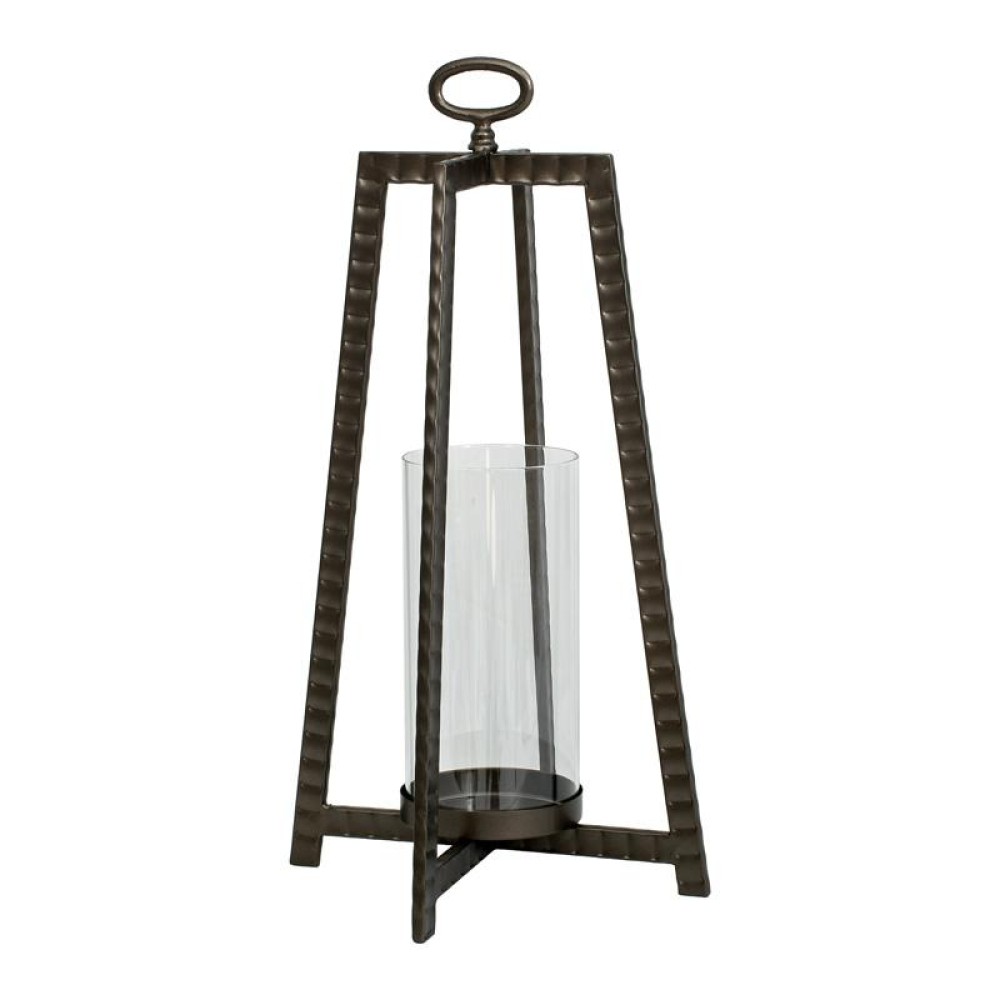 ΜΕΤΑΛΛΙΚΟ ΚΗΡΟΠΗΓΙΟ Fylliana FL272 ΜΑΥΡΟ ΧΡΩΜΑ 30x30x56εκ