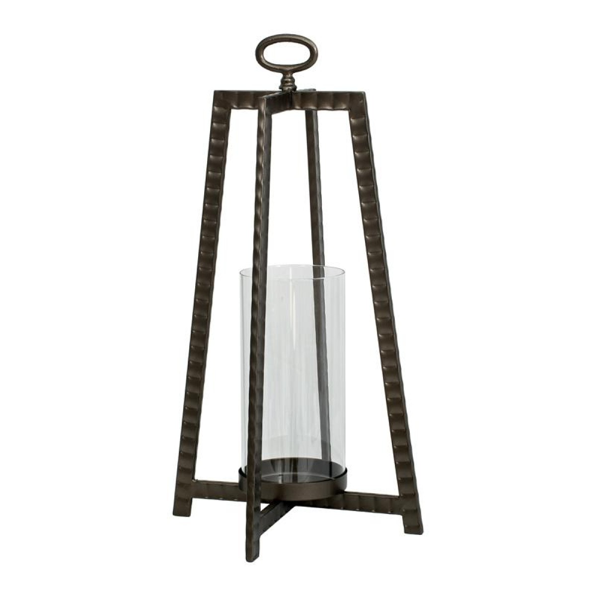 ΜΕΤΑΛΛΙΚΟ ΚΗΡΟΠΗΓΙΟ Fylliana FL272 ΜΑΥΡΟ ΧΡΩΜΑ 30x30x56εκ