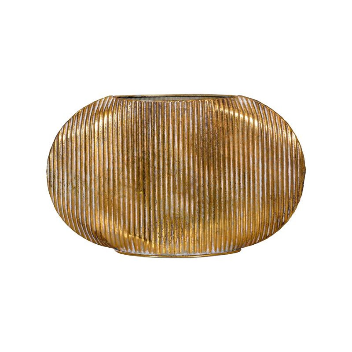 ΜΕΤΑΛΛΙΚΟ ΕΠΙΤΡΑΠΕΖΙΟ ΔΙΑΚΟΣΜΗΤΙΚΟ ΒΑΖΟ Fylliana FL0251 ΧΡΥΣΟ ΧΡΩΜΑ 37x10x25εκ