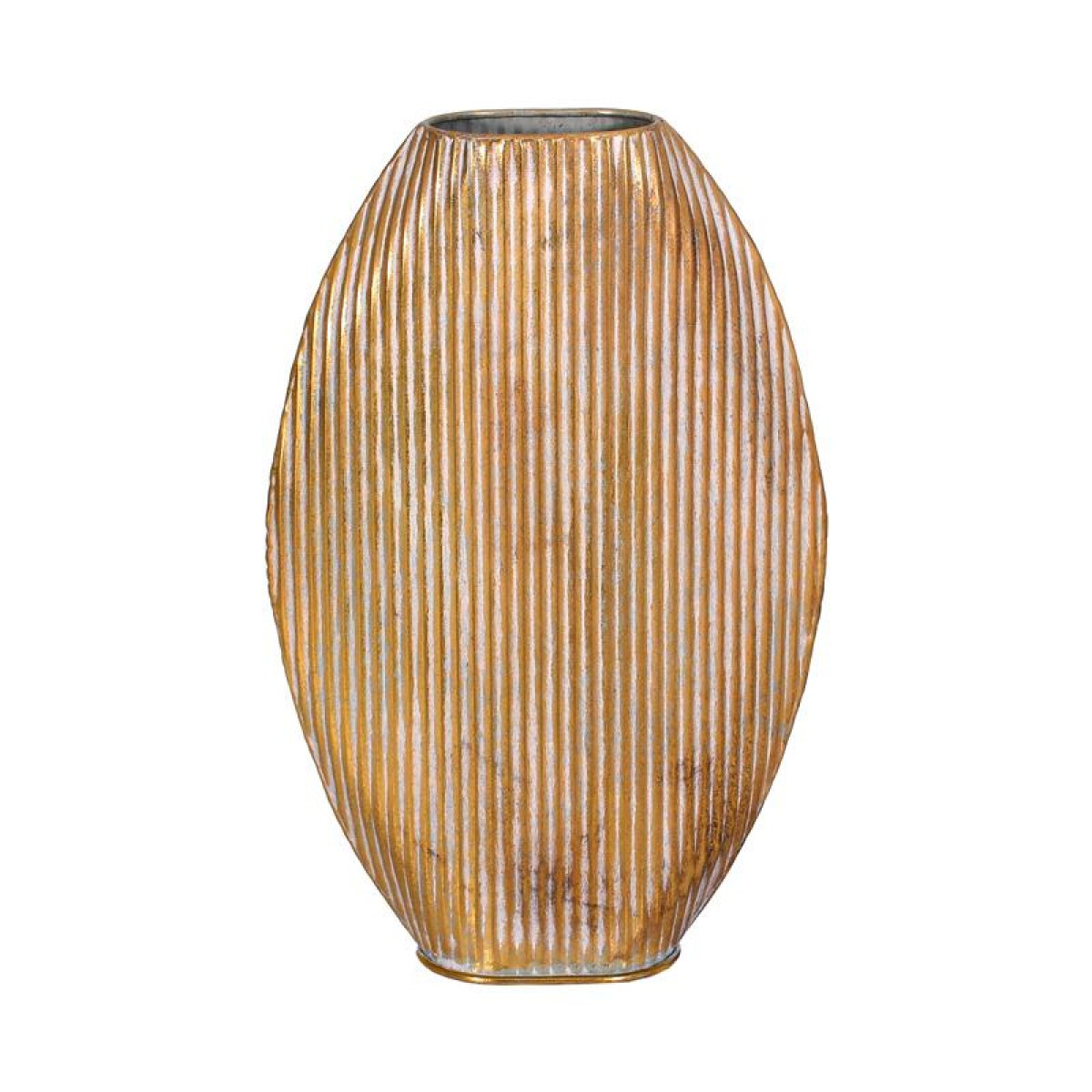 ΜΕΤΑΛΛΙΚΟ ΕΠΙΤΡΑΠΕΖΙΟ ΔΙΑΚΟΣΜΗΤΙΚΟ ΒΑΖΟ Fylliana FL0250 ΧΡΥΣΟ ΧΡΩΜΑ 31x10x49εκ