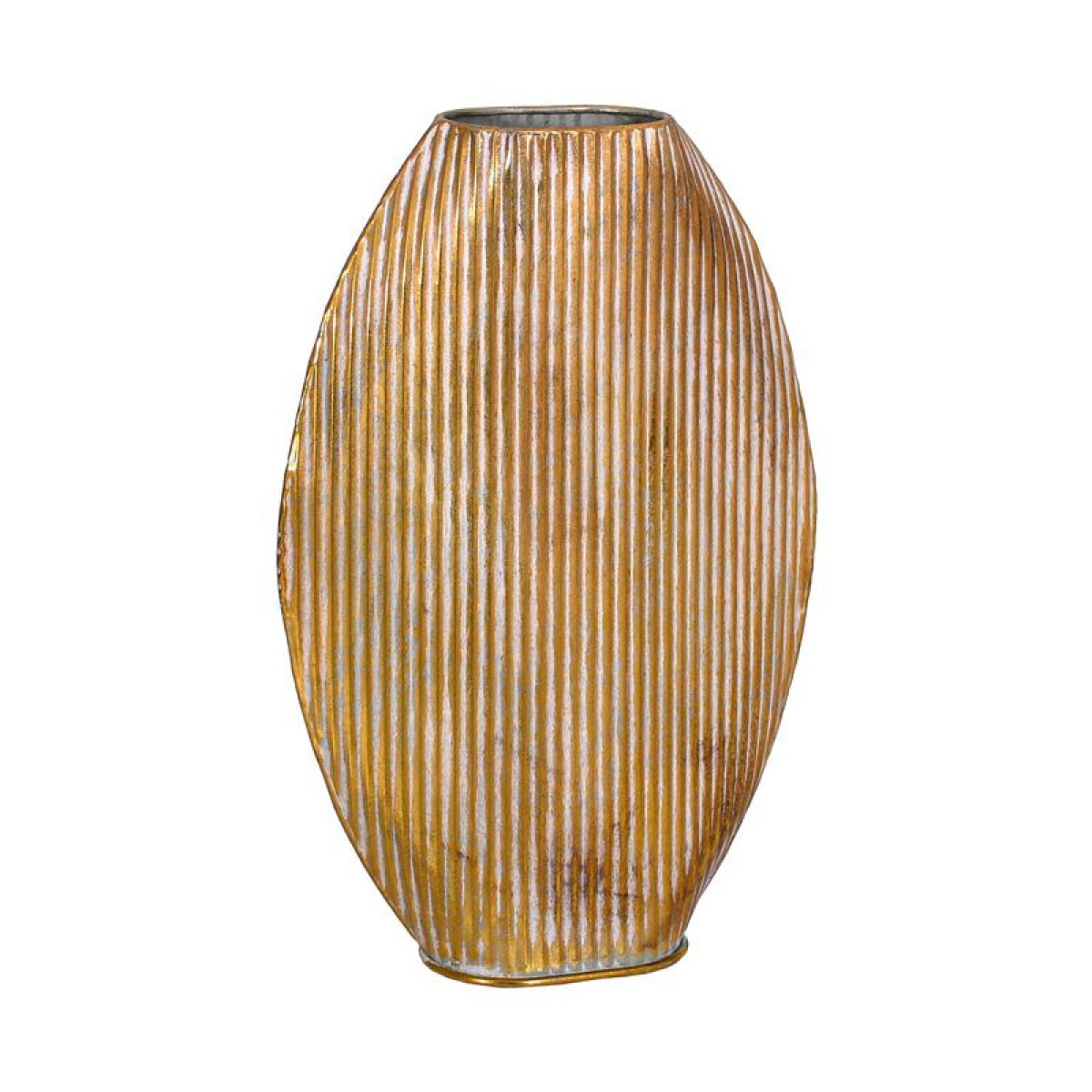 ΜΕΤΑΛΛΙΚΟ ΕΠΙΤΡΑΠΕΖΙΟ ΔΙΑΚΟΣΜΗΤΙΚΟ ΒΑΖΟ Fylliana FL0250 ΧΡΥΣΟ ΧΡΩΜΑ 31x10x49εκ