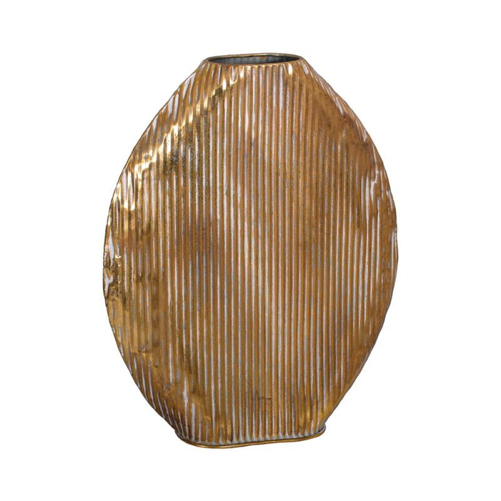 ΜΕΤΑΛΛΙΚΟ ΕΠΙΤΡΑΠΕΖΙΟ ΔΙΑΚΟΣΜΗΤΙΚΟ ΒΑΖΟ Fylliana FL0248 ΧΡΥΣΟ ΧΡΩΜΑ 40x11x54εκ