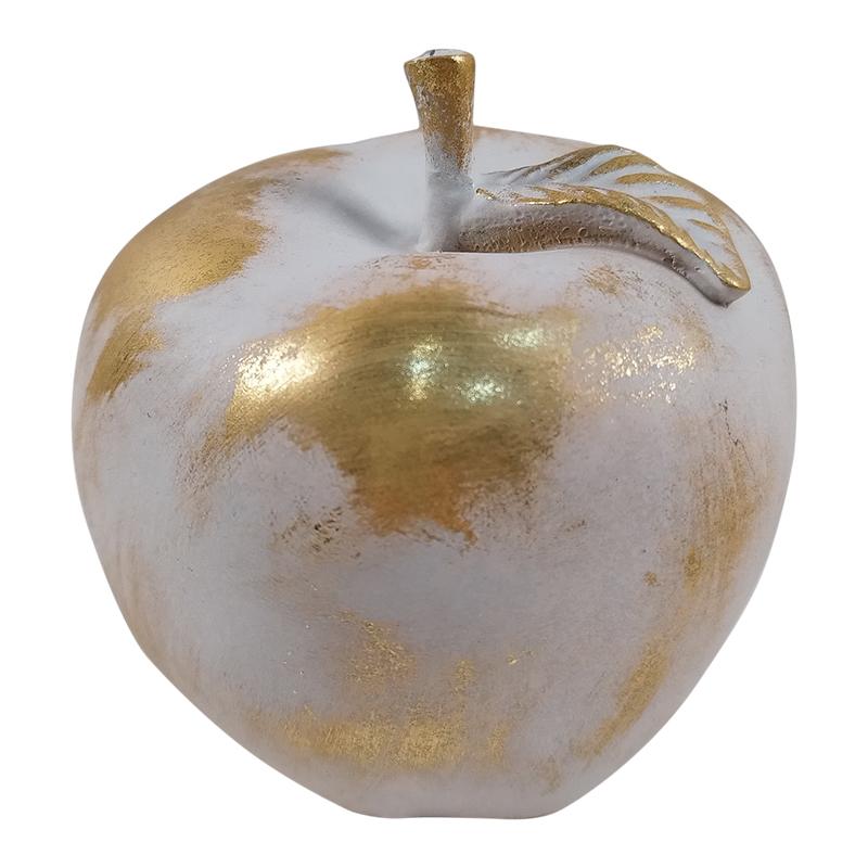 ΕΠΙΤΡΑΠΕΖΙΟ ΔΙΑΚΟΣΜΗΤΙΚΟ Fylliana Apple ΜΠΕΖ-ΧΡΥΣΟ ΧΡΩΜΑ 10x10εκ