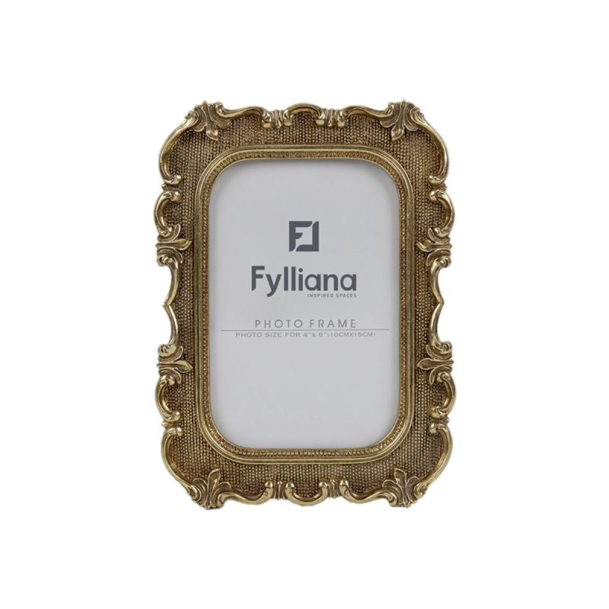 ΚΟΡΝΙΖΑ Fylliana FL0172 10x15 ΧΡΥΣΟ ΧΡΩΜΑ 15x2x20εκ