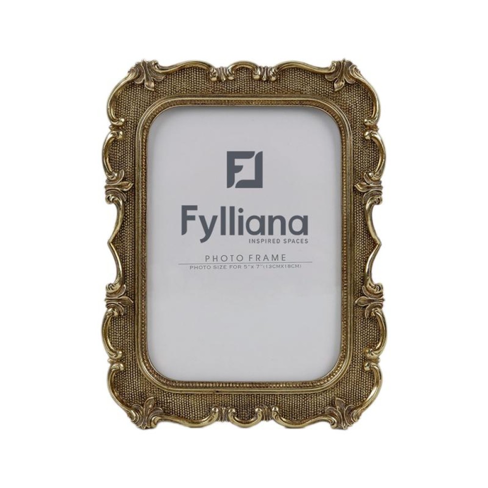 ΚΟΡΝΙΖΑ Fylliana FL0173 13x18 ΧΡΥΣΟ ΧΡΩΜΑ 17x2x23εκ