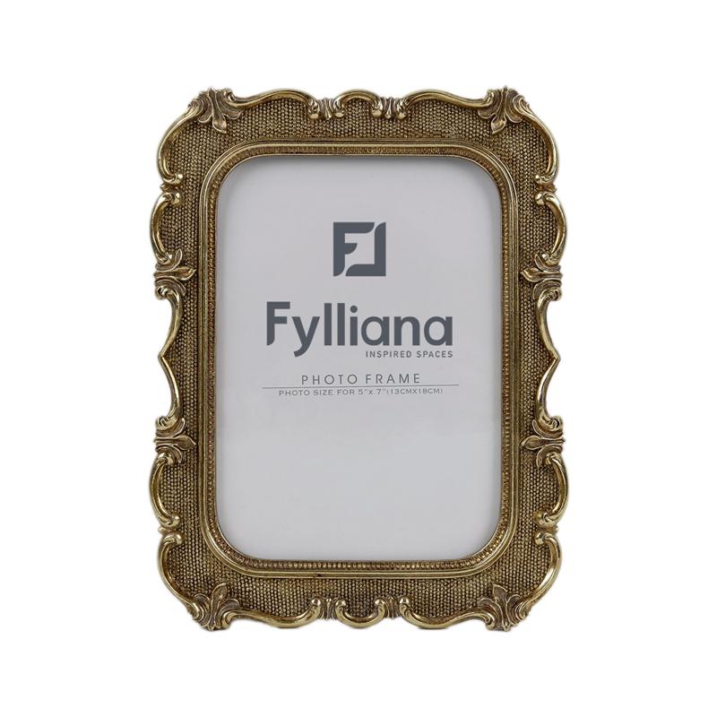 ΚΟΡΝΙΖΑ Fylliana FL0173 13x18 ΧΡΥΣΟ ΧΡΩΜΑ 17x2x23εκ