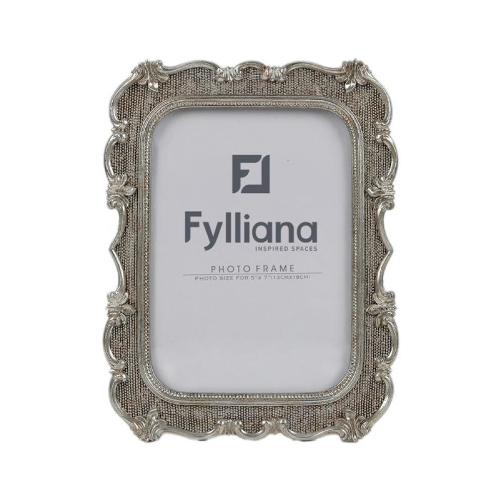 ΚΟΡΝΙΖΑ Fylliana FL0173 13x18 ΑΣΗΜΙ ΧΡΩΜΑ 17x2x23εκ