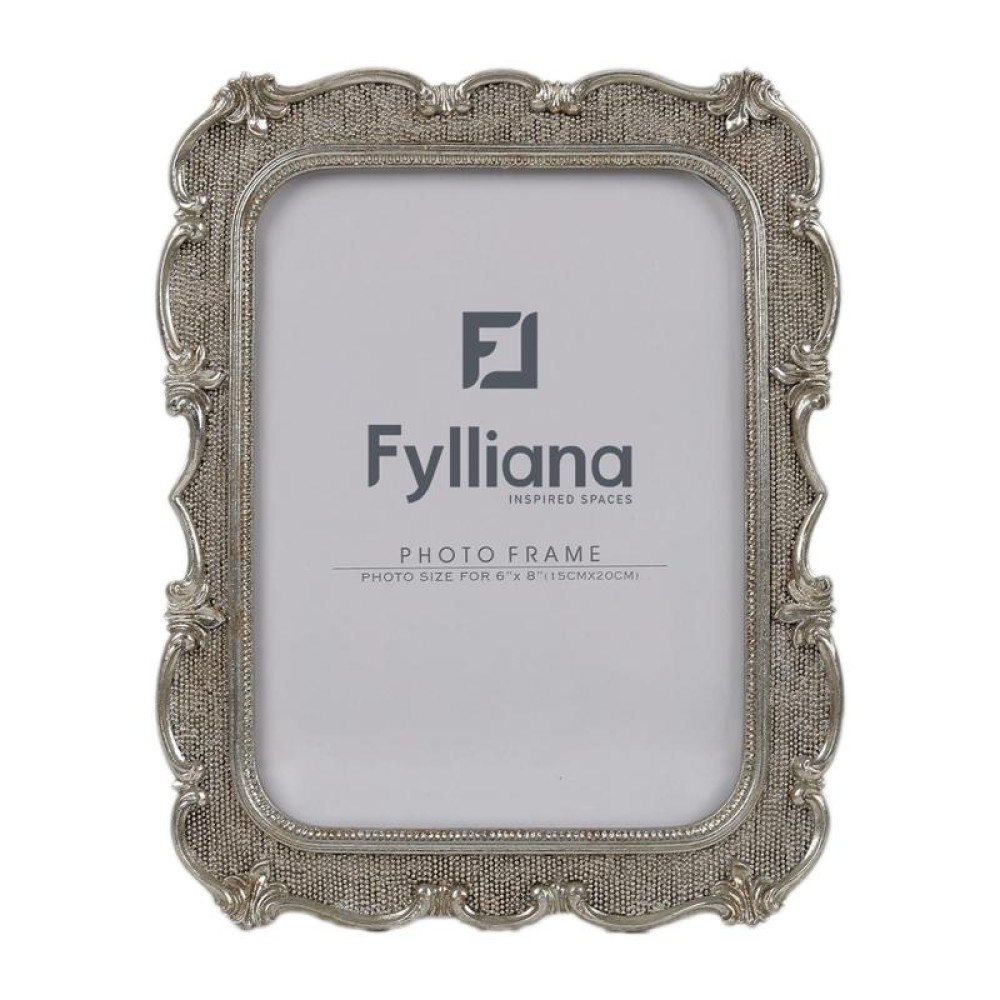 ΚΟΡΝΙΖΑ Fylliana FL0174 15x20 ΑΣΗΜΙ ΧΡΩΜΑ 21x2x26εκ