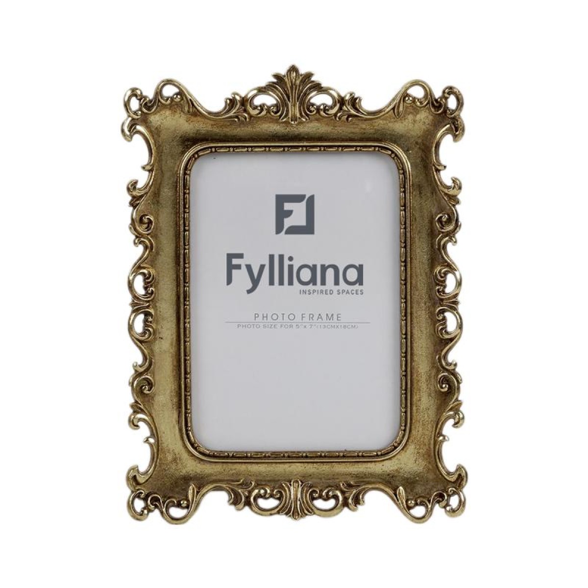 ΚΟΡΝΙΖΑ Fylliana FL0332 13x18 ΧΡΥΣΟ ΧΡΩΜΑ 19x3x26εκ