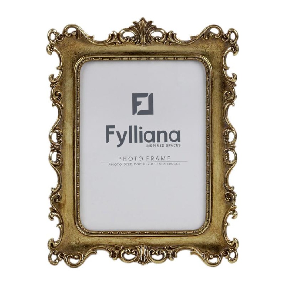 ΚΟΡΝΙΖΑ Fylliana FL0333 15x20 ΧΡΥΣΟ ΧΡΩΜΑ 24x2x29εκ