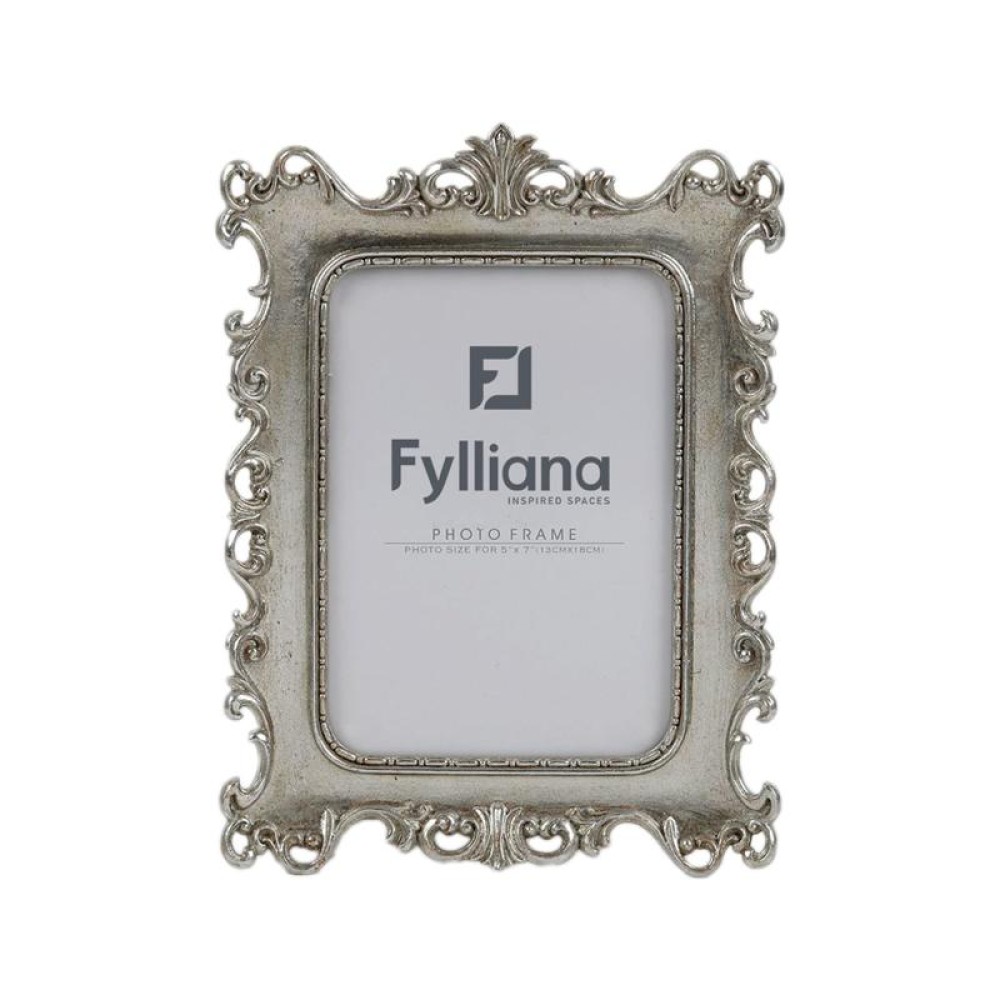 ΚΟΡΝΙΖΑ Fylliana FL0332 13x18 ΑΣΗΜΙ ΧΡΩΜΑ 19x3x26εκ