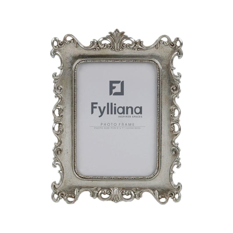 ΚΟΡΝΙΖΑ Fylliana FL0332 13x18 ΑΣΗΜΙ ΧΡΩΜΑ 19x3x26εκ