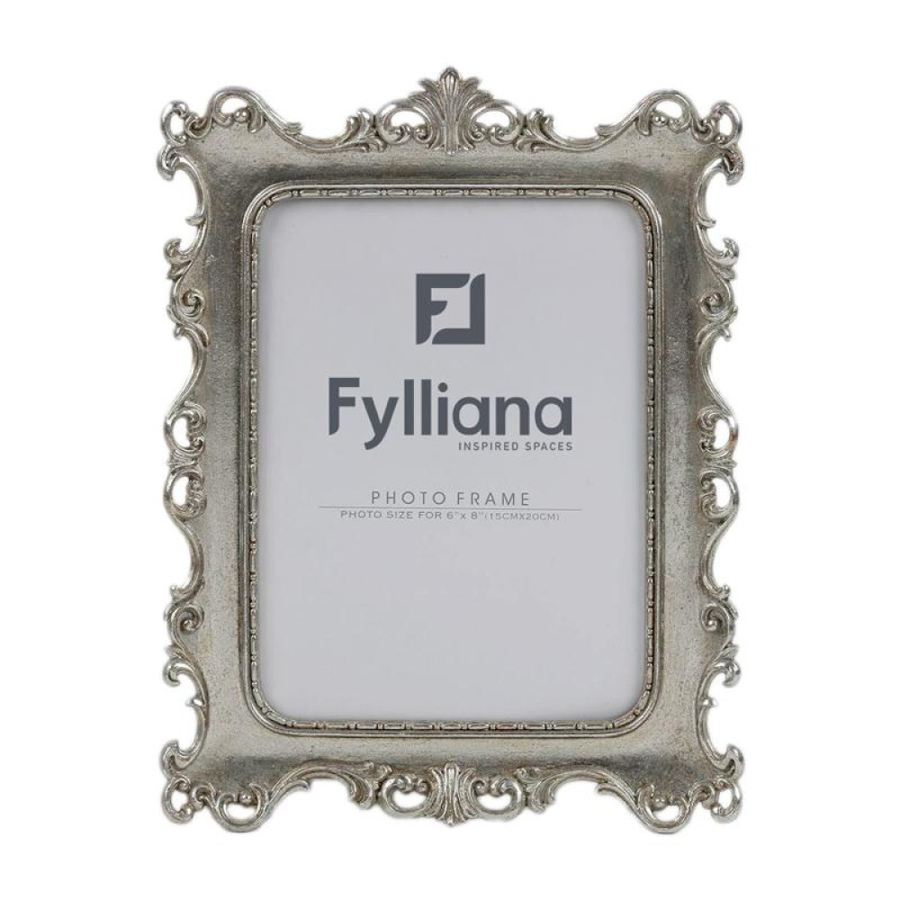 ΚΟΡΝΙΖΑ Fylliana FL0333 15x20 ΑΣΗΜΙ ΧΡΩΜΑ 24x2x29εκ