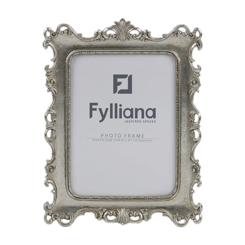 ΚΟΡΝΙΖΑ Fylliana FL0333 15x20 ΑΣΗΜΙ ΧΡΩΜΑ 24x2x29εκ