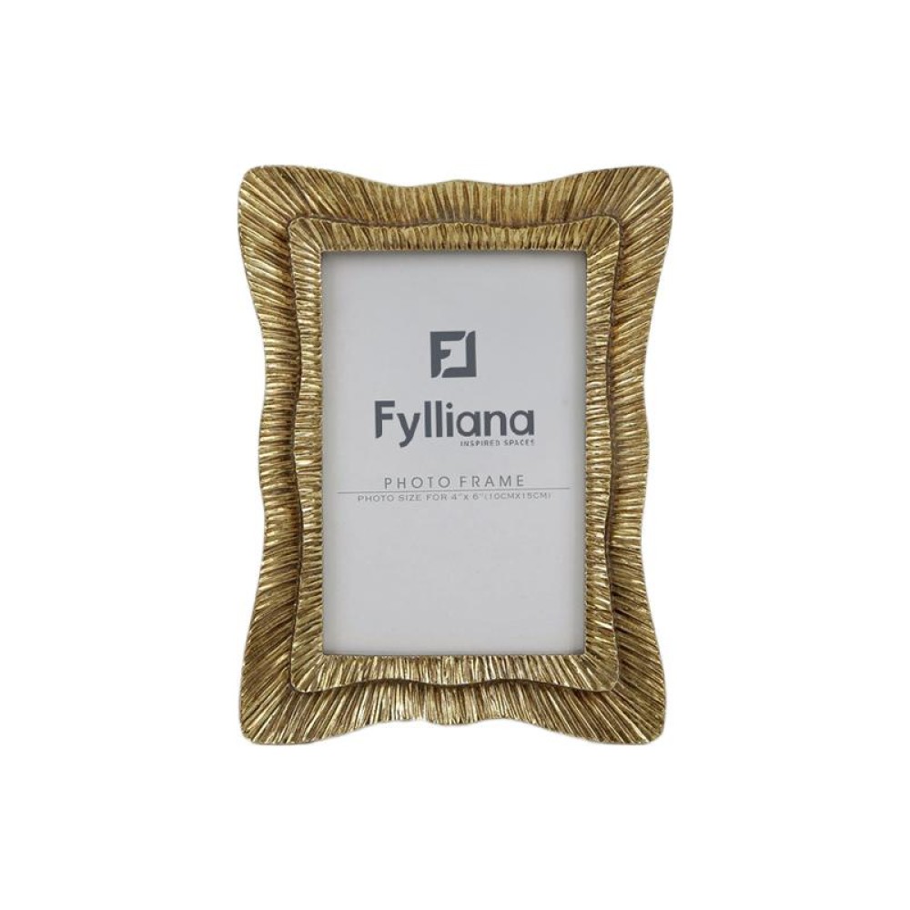 ΚΟΡΝΙΖΑ Fylliana FL0204 10x15 ΧΡΥΣΟ ΧΡΩΜΑ 15x2x20εκ